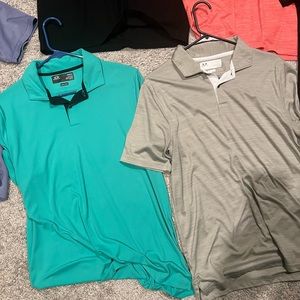 Oakley Hydrolix Polos. Men’s US Small. Various colors. Like new.